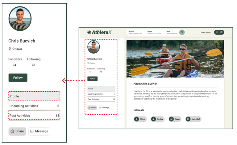 User Profile and Attendee count solutions