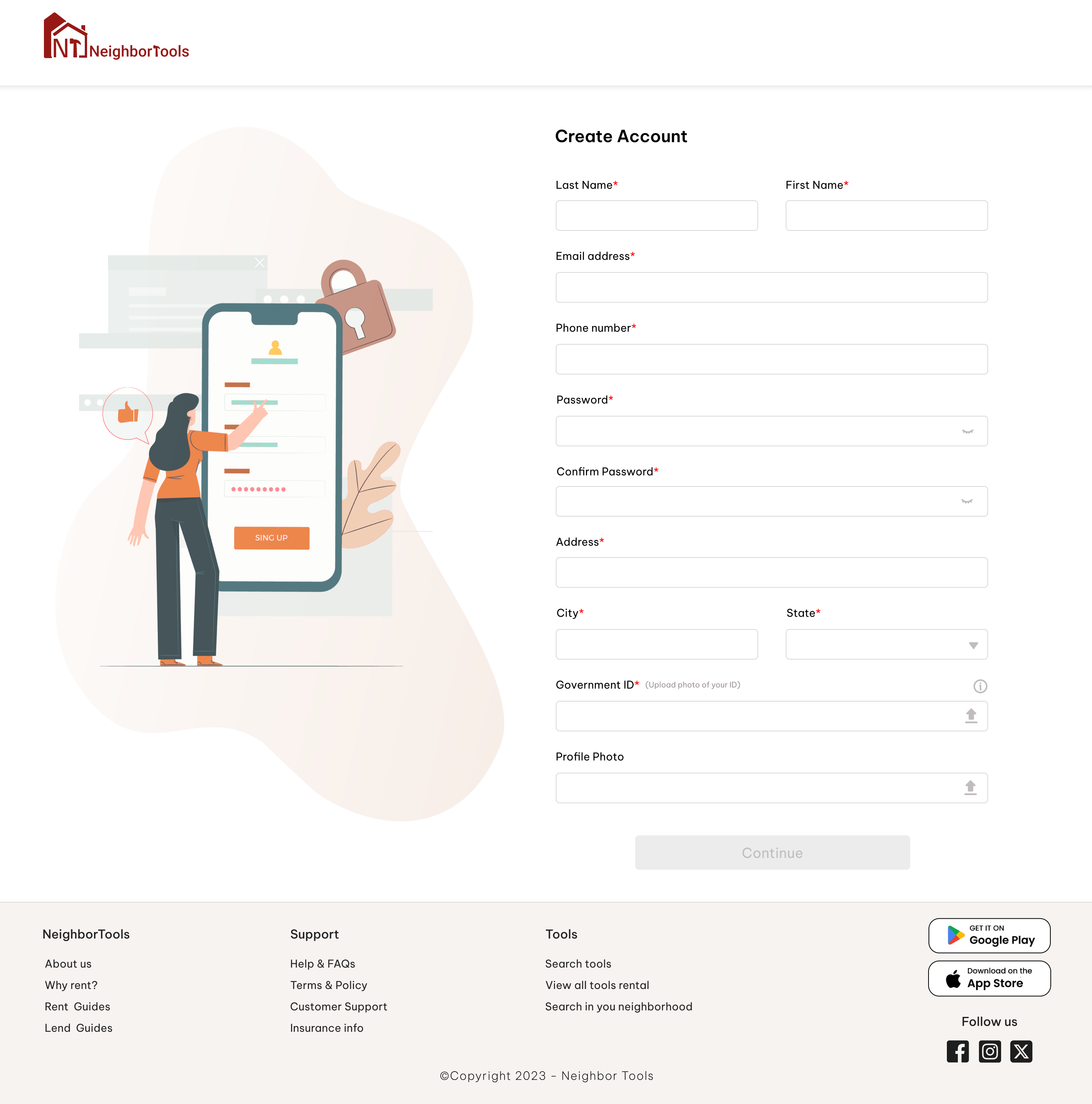 Create Account
