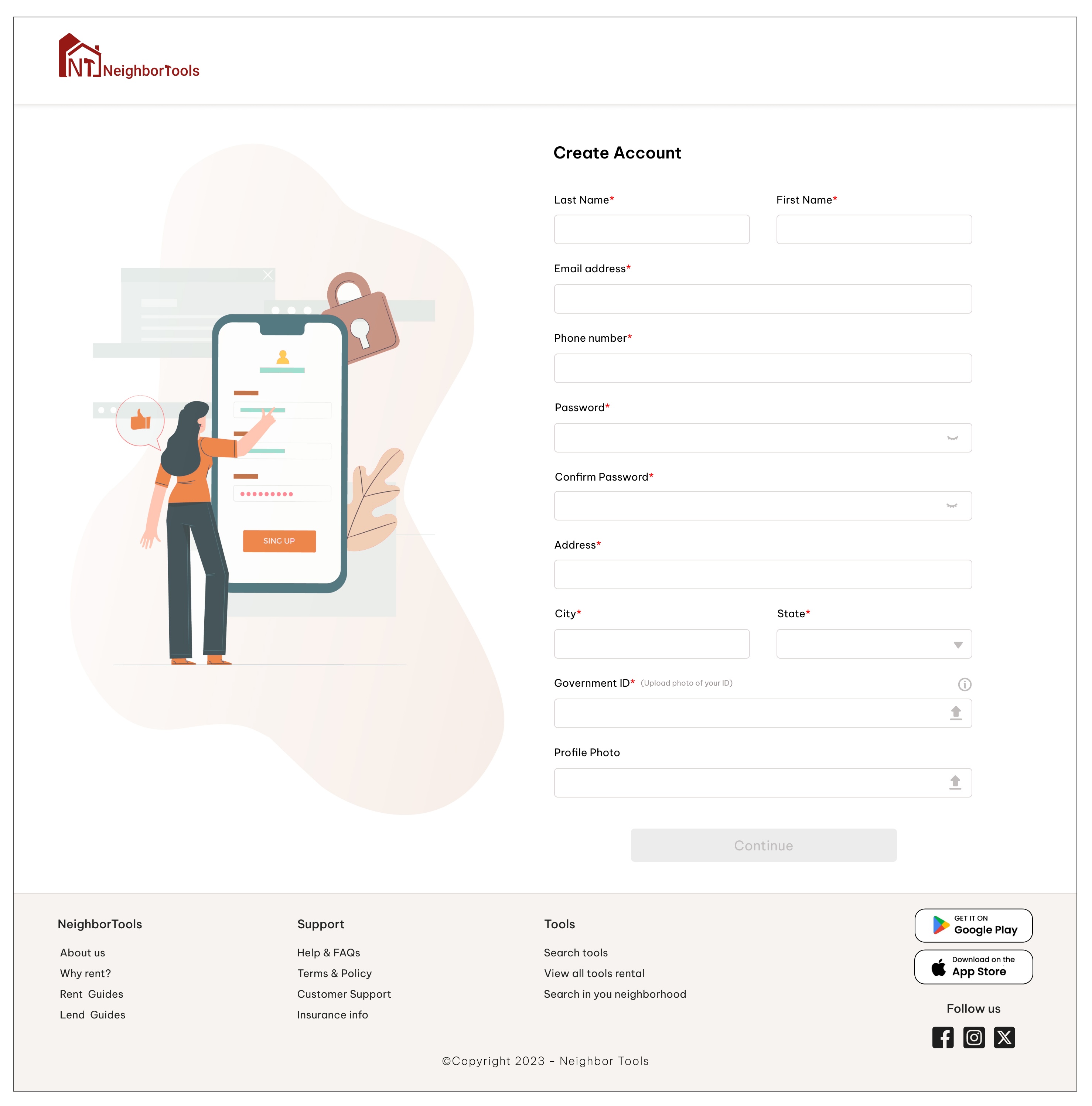 Create Account