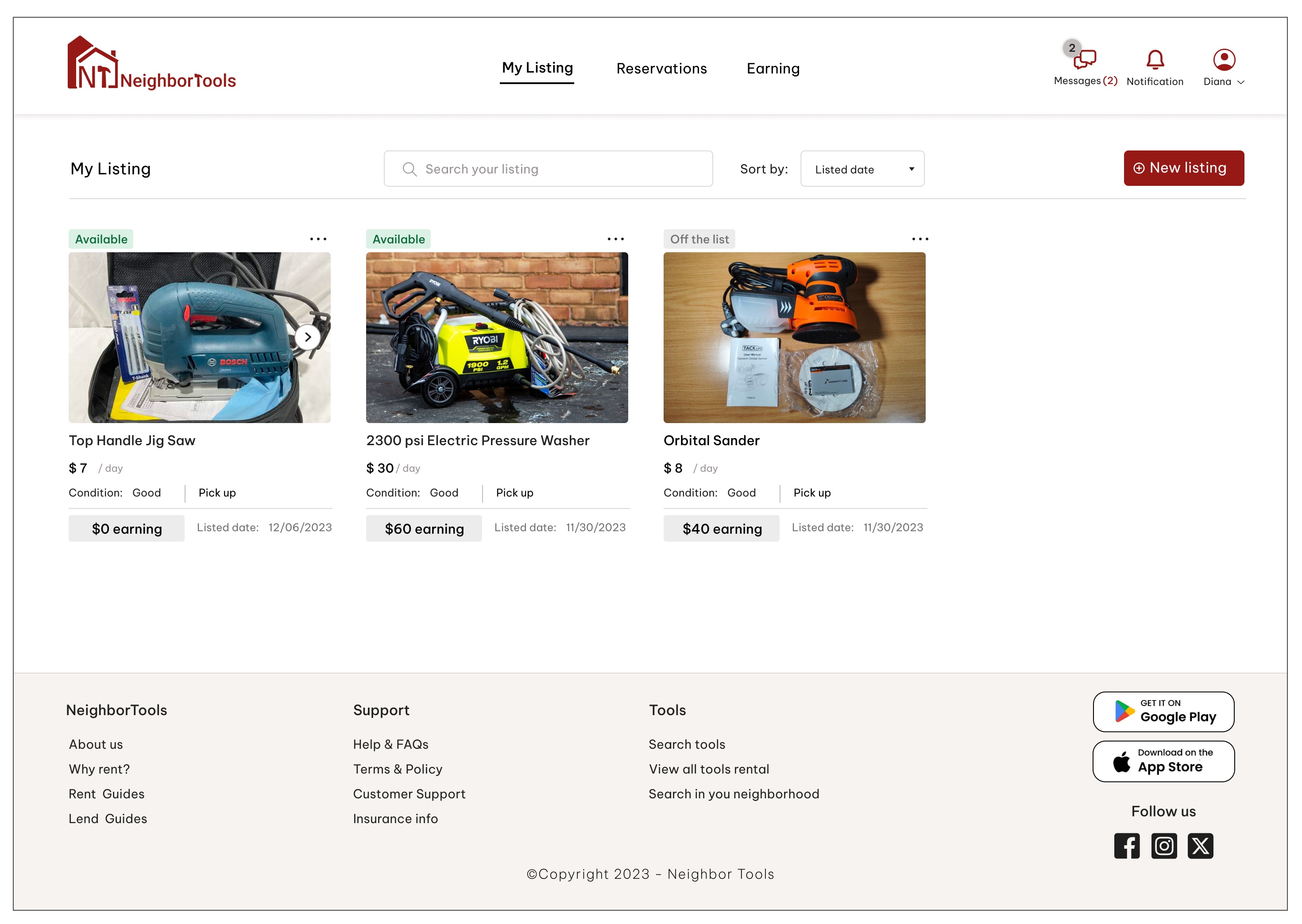 My Listing